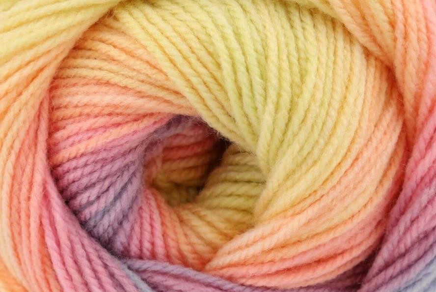 Wendy Wools Giggles Rainbow Double Knitting 100g Ball Multicoloured (WG02) - Image 2