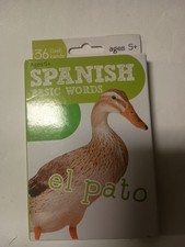 Spanish Basic Words Flash Cards F6
