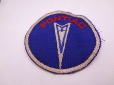 Vintage Pontiac Patch Rare White Trim Border 3 Inch Diameter