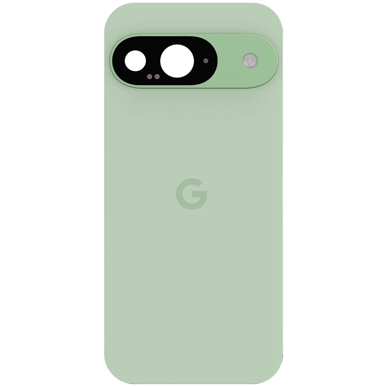 Changer la vitre arrière Google Pixel 9 brisée avec ce panneau vert pálido officiel