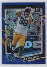 2023 Panini Donruss Optic Rated Rookie Blue Hyper Prizm Luke Musgrave #241 uk2