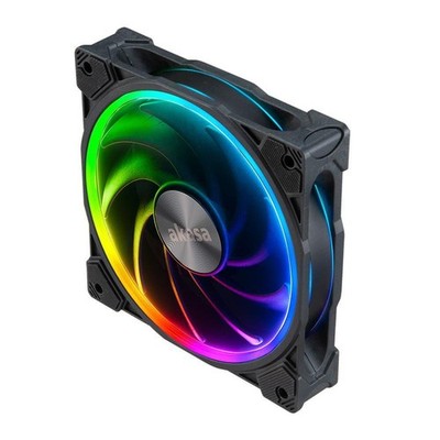 Akasa SOHO AR Computergehäuse Lüfter 12 cm schwarz, transparent 1 Stück (Akasa