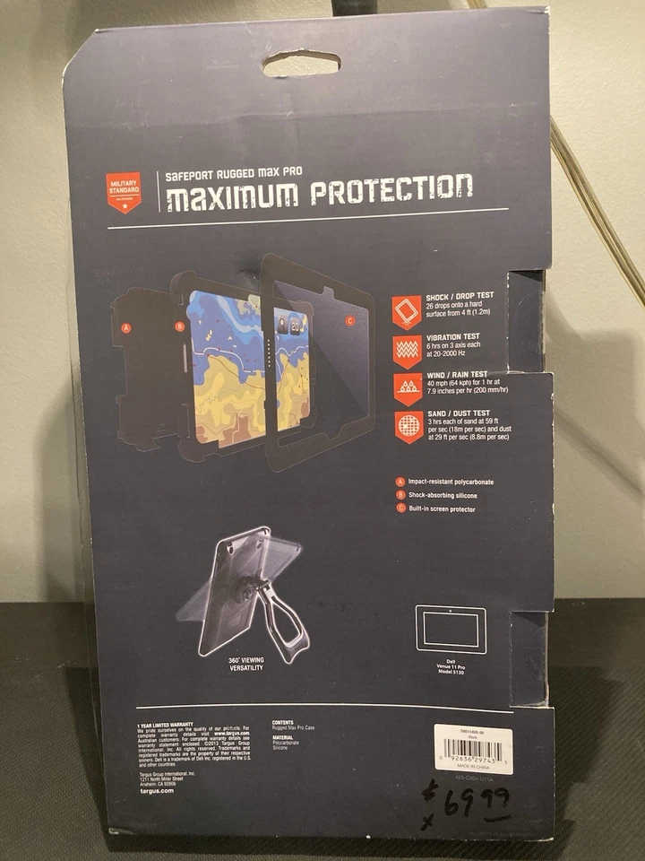 NEW TARGUS Rugged Max Military Case Dell Venue Pro 11 5130 Tablet THD114US-50 - Image 4 of 4