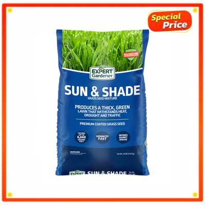 #ad #ad Expert Gardener Sun amp; Shade Northern Grass Seed Mix Sun to Partial Shade 20 lb $53.44