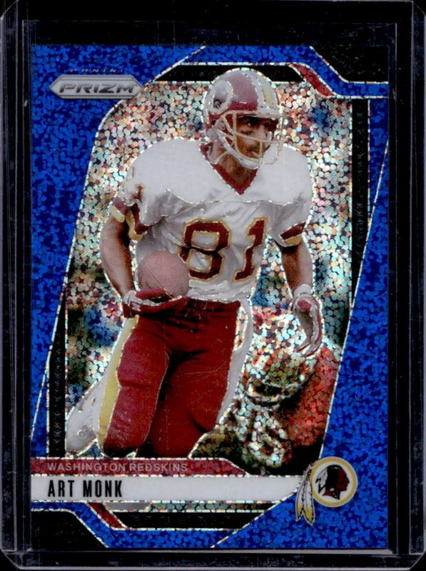 2024 Panini Prizm Art Monk Blue Sparkle #/96 Redskins