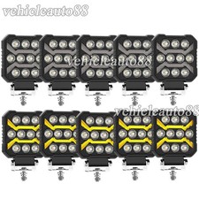 4 Led Work Light Spot Cube Pods Driving Fog Lamp Offroadsquare Light Amber Drl 4 Led Work Light Spot Cube Pods Driving Fog Lamp Offroadsquare Light Amber Drl
