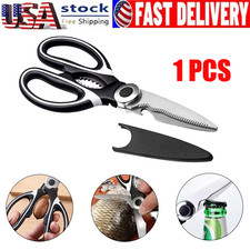 Kitchen Shears Stainless Steel Heavy Duty Scissors For Meat Fish Chicken Bones