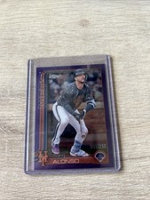 2025 Topps Chrome Logofractor Edition - Pete Alonso #136 Purple /25