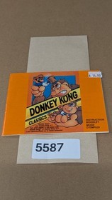 Donkey Kong Classics - Nintendo NES- Manual Only **NO GAME!