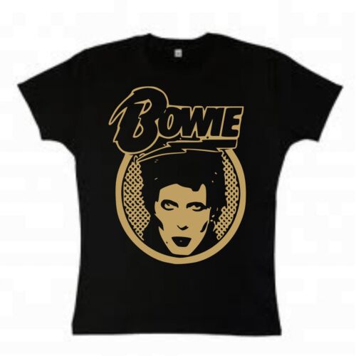 David Bowie "Face" Girls T-Shirt, Glam Rock, Ziggy Vintage - All Sizes & Colours - Picture 1 of 3