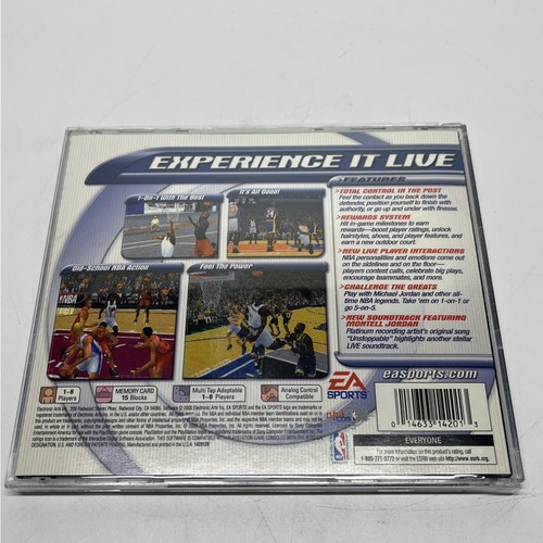 NBA LIVE 2001 Sony PlayStation 1 PS1 TESTED WORKING GAME COMPLETE - Picture 4 of 4