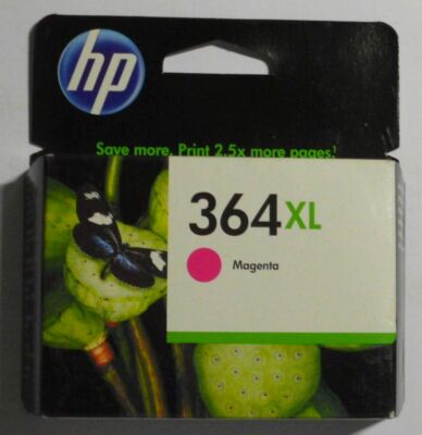 HP 364XL magenta CB324EE Ink Photosmart 5510 5520 6510 7510 7520 B8550 C6380  19