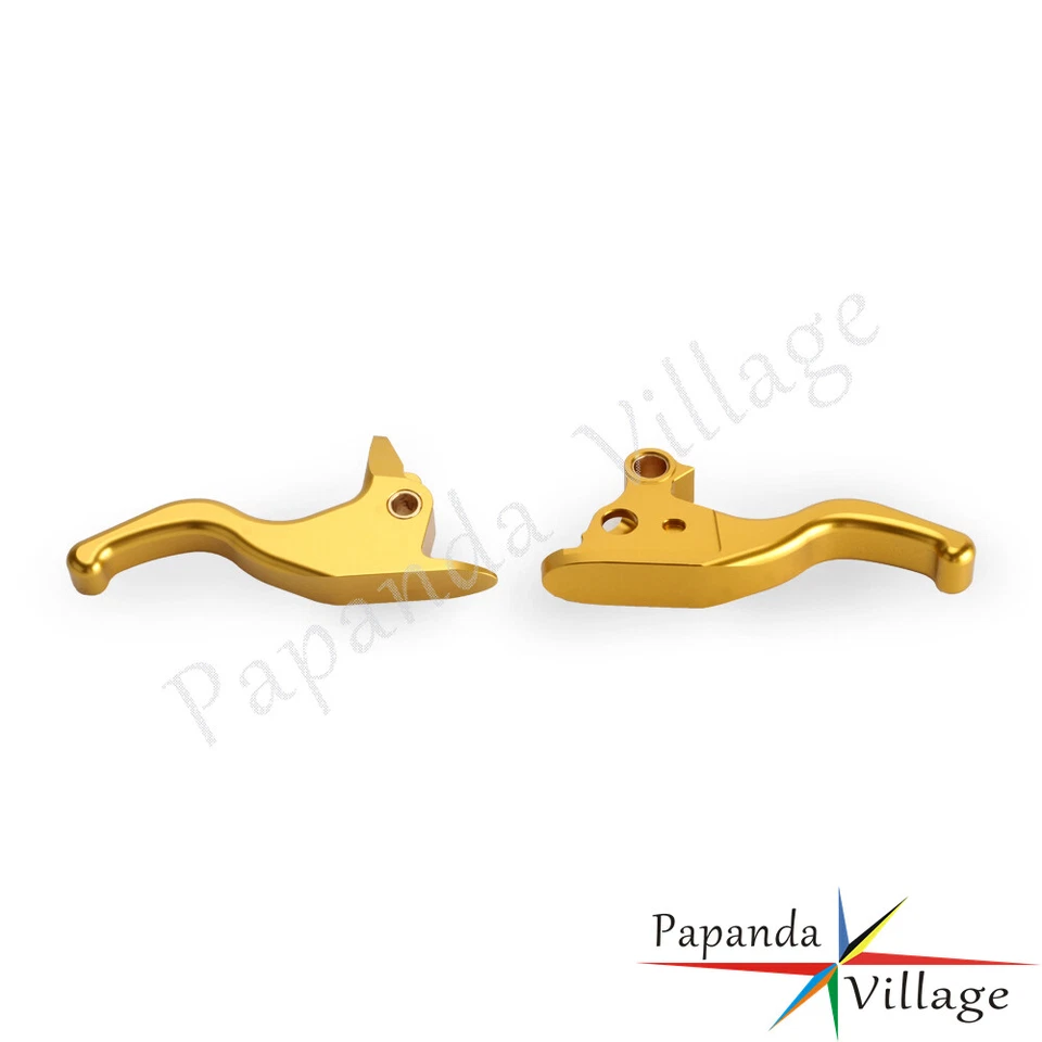 5.3" Gold Hand Brake Clutch Lever For Harley Softail FLHCS Street Bob 2018-2025 - Image 2 of 4