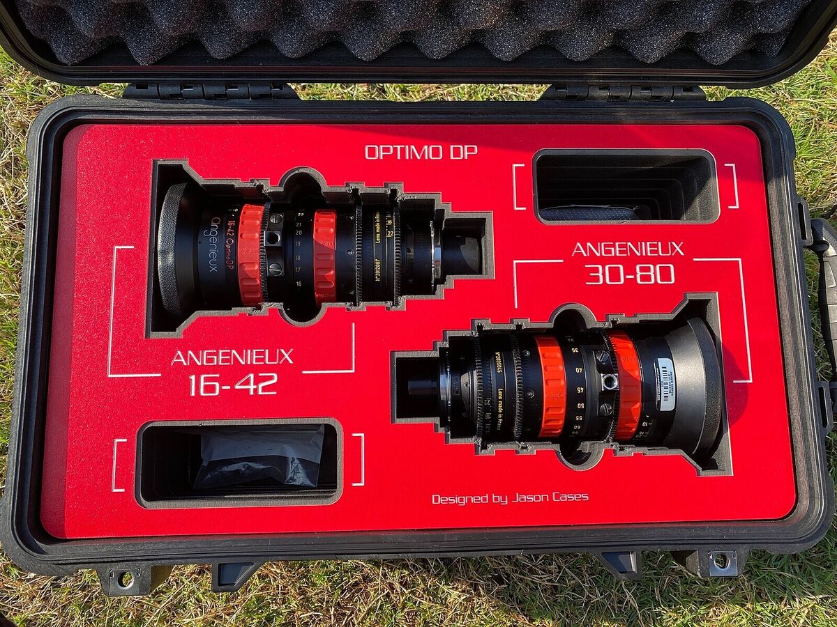 Angenieux Optimo DP 16-42 & 30-80 T2.8 2x zoom lens set PL Angenieux Optimo DP 16-42 & 30-80 T2.8 2x zoom lens set PL