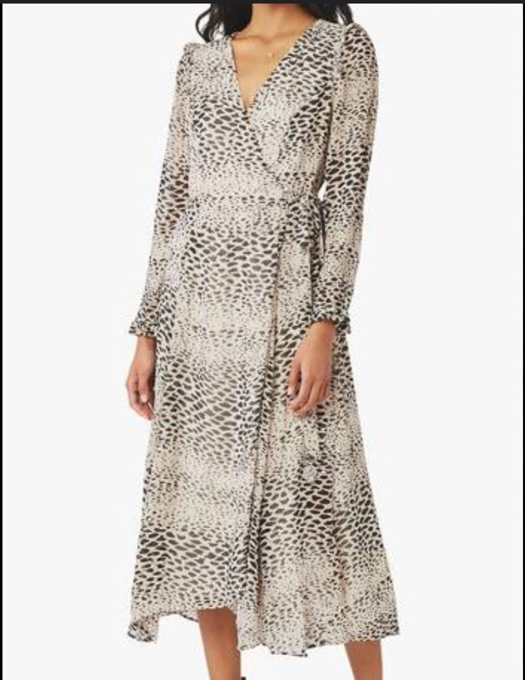 Ghost animal print dress 2025