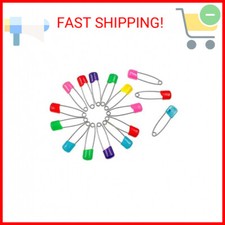 Kinteshun Baby Safety Pins,Kid Secure Clips Diaper Bib Nappy Pin with Safe Lock