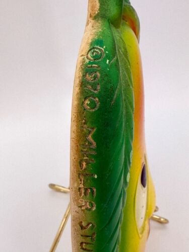 Vintage 1970 anthropomorphe Apfel & Birne Kreidegeschirr Küche Wanddekor Miller Studio - Bild 14 von 18