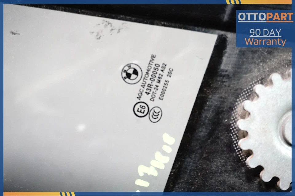 BMW 535i GT 550i GT XDRIVE 2011-2017 cuarto trasero derecho ventana vidrio OEM Foto 4 de 4