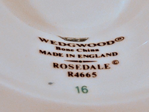 Wedgwood Rosedale R4665 Large Coffee/Tea Pot ~ Bone China~New - Picture 4 of 9