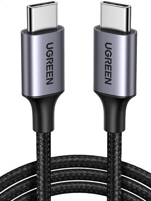 UGREEN USB C auf USB C Kabel 60W PD 3.0, PPS USB-C Ladekabel