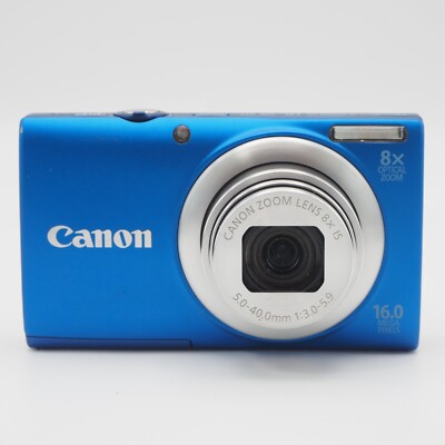 Mint] Canon PowerShot A4000 IS HD 16.0MP Digital Camera Blue w