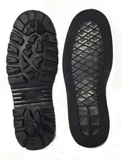 SoleTech 1275 Lug Full Sole Black, 1 Pair