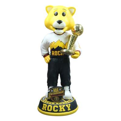 Rocky The Mountain Lion Denver Nuggets 2023 NBA Champions 3 Foot Bobblehead