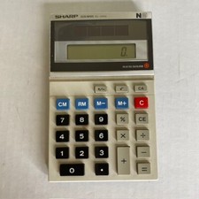 Vintage Sharp Calculator EL-335S ELSI MATE N8 Solar