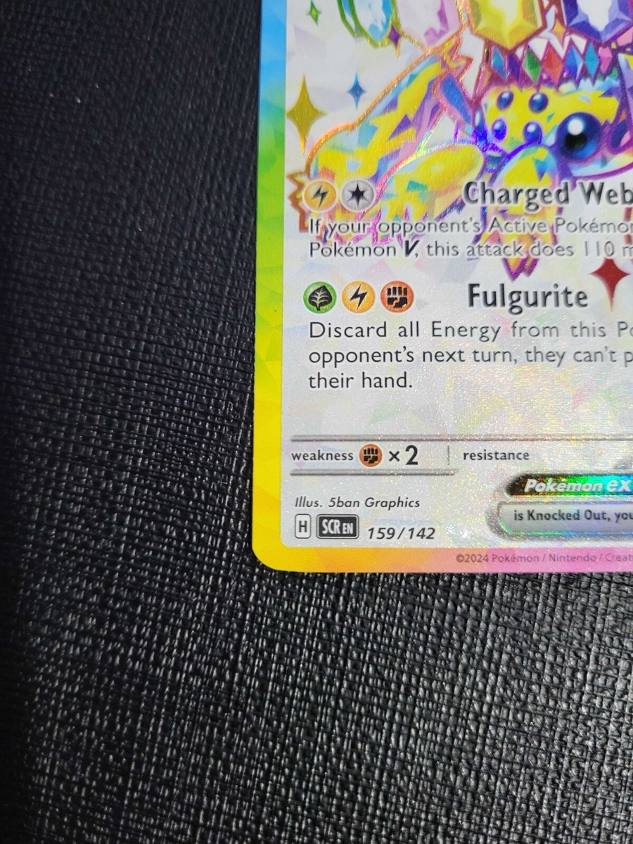159 142 pokemon card Pokemon Card Galvantula ex 159/142 Stellar Crown Ultra Rare Near Mint