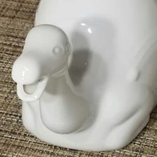 Camel Shaped Teapot with Lid Nessie? White Porcelain Pitcher by BIA Cordon Bleu 