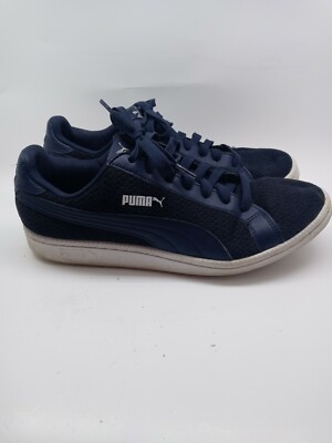 PUMA SMASH KNIT FASHION SNEAKERS MEN SHOES BLUE/WHITE 365458-04 SIZE 9.5  Used | eBay