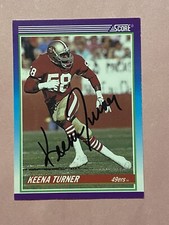 Keena Turner 1990 Score IP Auto Autograph #1