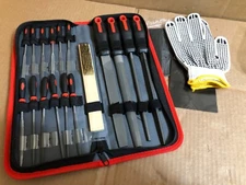 Hand & Needle File Tool Set Large & Fine Micro Steel Files 18/19 PC HiSpec **