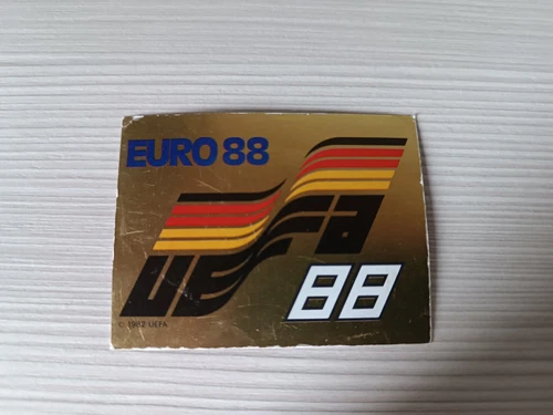SCUDETTO BADGE PANINI EURO 88 N°4 STEMMA COME DA FOTO