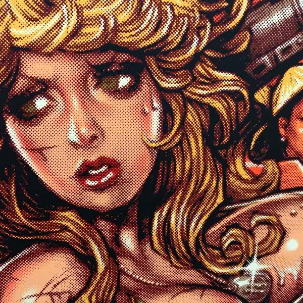 Rockin' Jelly Bean Silkscreen Platoon of Big Tits not Frame 440 x