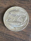 1983 Tentex PISCES Zodiac 1 Oz Silver Round High Relief 999