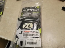 LARGE L  Yamaha OEM Gloves Matrix Short Finger Race Gloves White  Black JetPilot