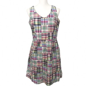 LL Bean Bar Harbor Patchwork Madras 