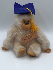 Vintage Russ Gonga "Class of 80" Graduation Thumb Sucking Gorilla Plush 9"
