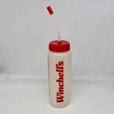 RARE Vintage Winchell’s Donut House Harmony Plastic Water Bottle Tumbler