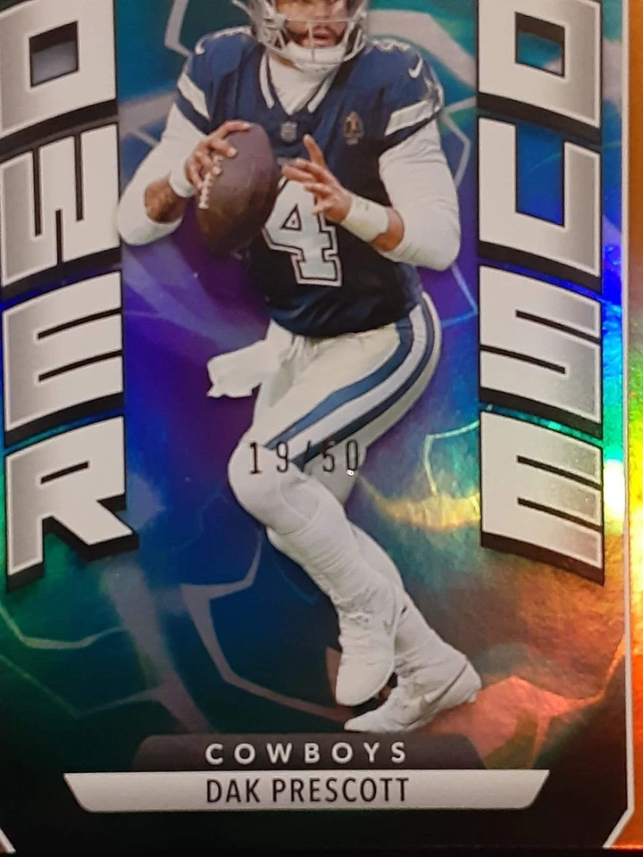 2024 Panini Prestige Power House Orange Xtra Points /50 #PH-DPT - Dak Prescott - Image 2 of 3