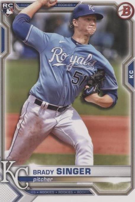 2021 Bowman - Brady Singer #29 - 1 of 1