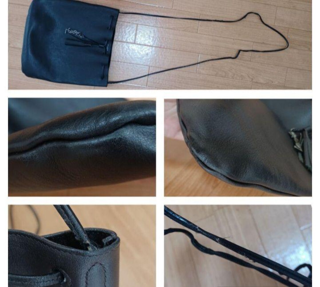 Borsa a tracolla Saint Laurent tracolla Cassandra nappa vitello usata delicatamente originale JPN.