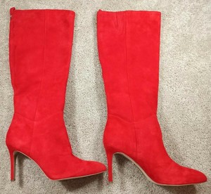 sam edelman red suede boots