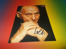 Georg Solti  Dirigent  signed signiert autograph Autogramm auf Autogrammkarte 