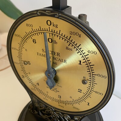 Vintage Salter Family Scale No. 46, UK Registered, Made By Salter