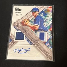 2022 DIAMOND KINGS AUTOGRAPHS RC KEVIN SMITH Dual Patch Bookend #d 1/99