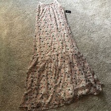 New express maxi floral print dress, size small