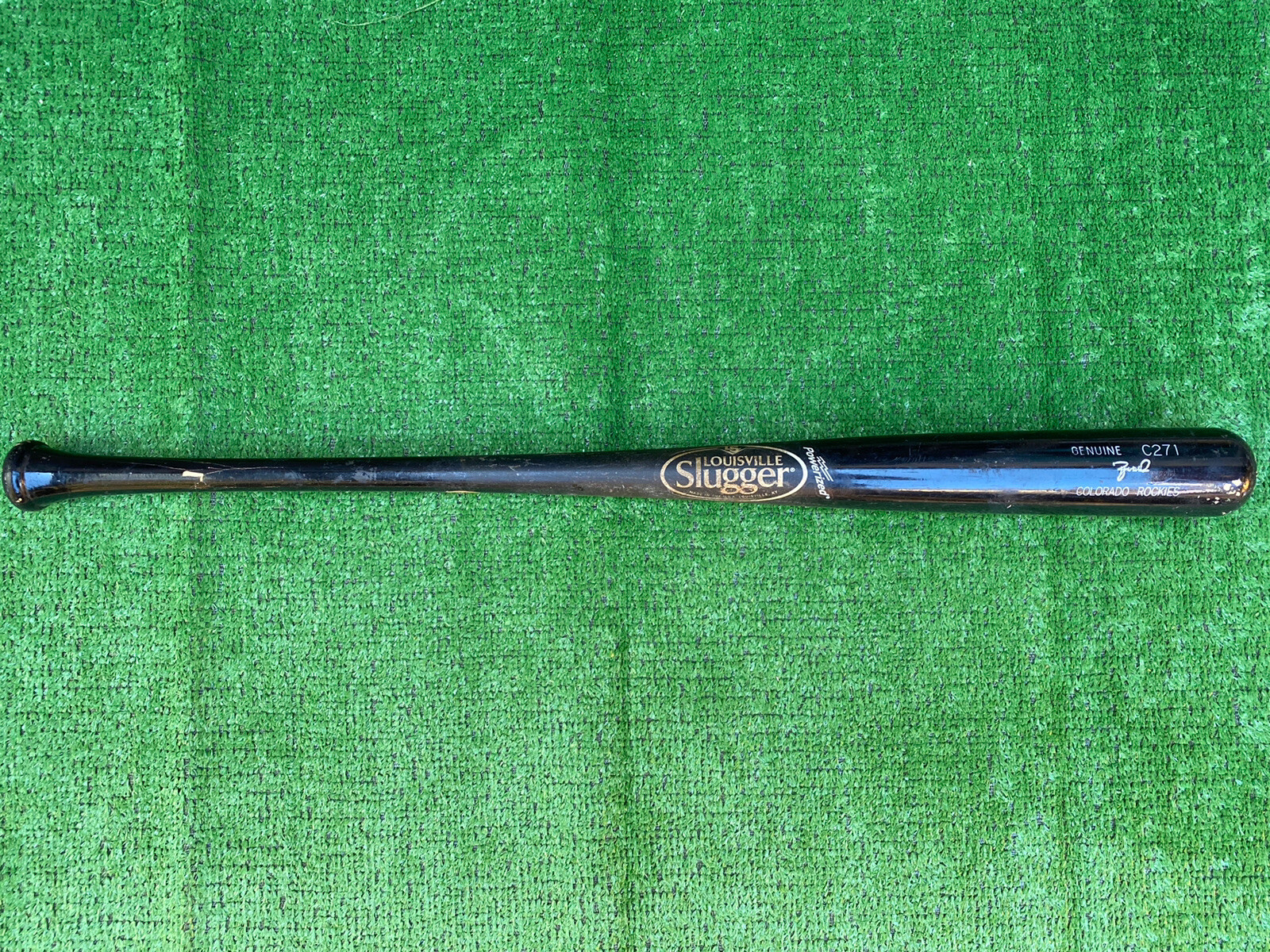 COLORADO ROCKIES RYAN MCMAHON GAME USED BASEBALL BAT eBay