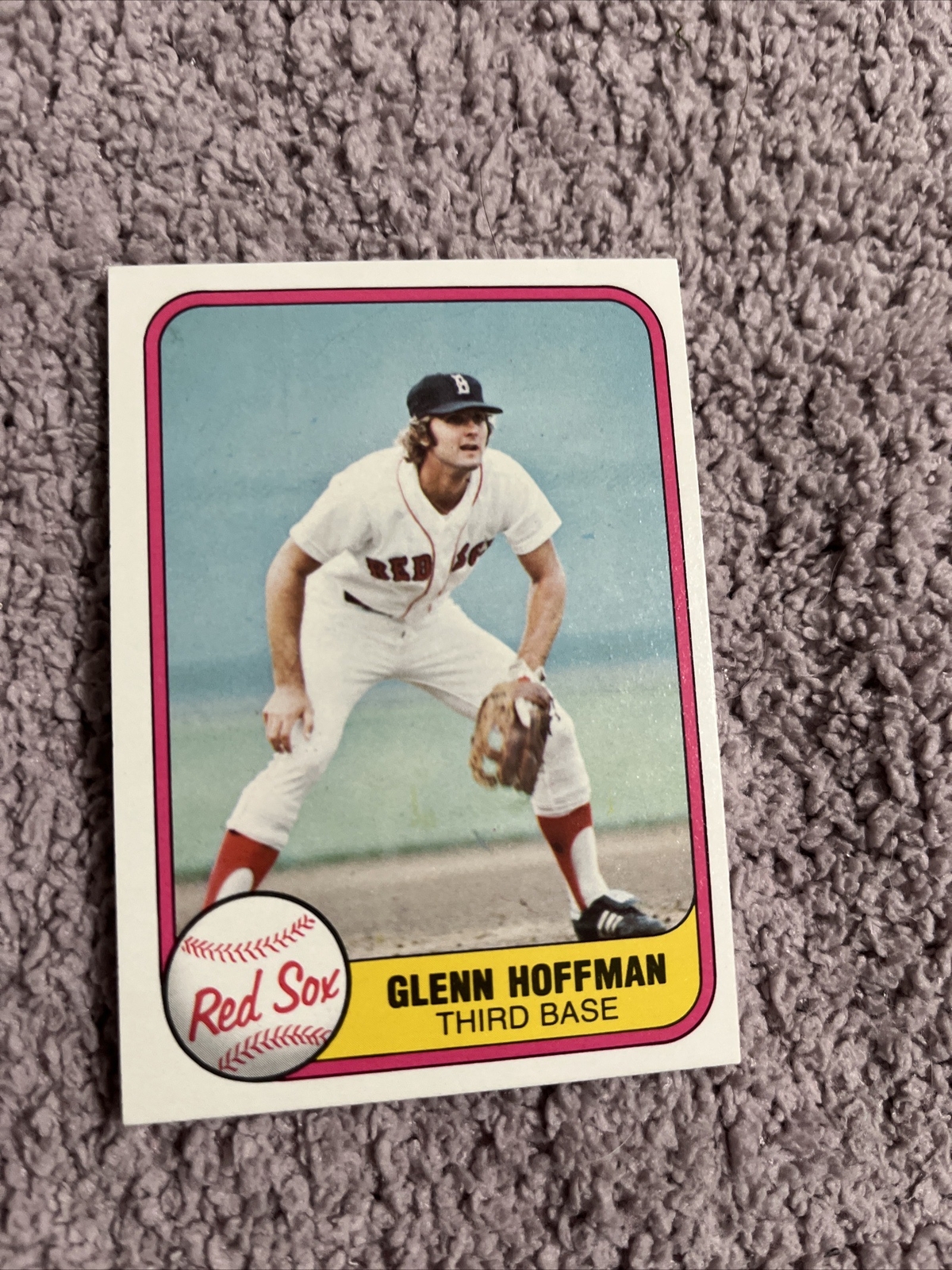 1981 Fleer #237 Glenn Hoffman Boston Red Sox